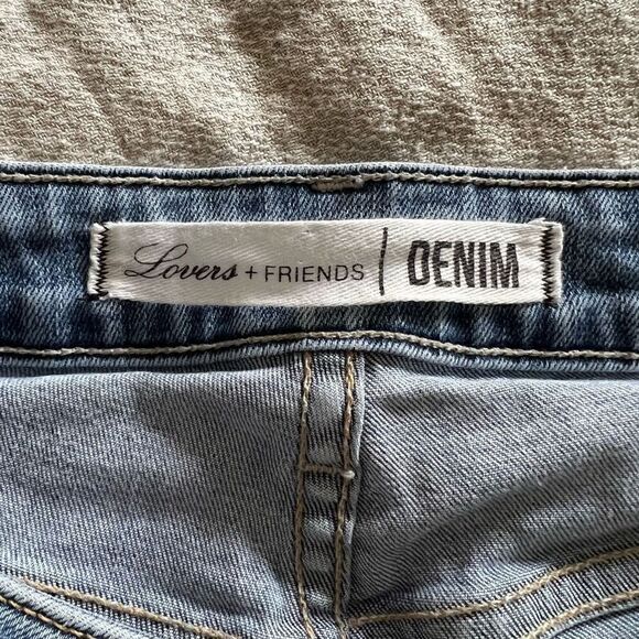 Lovers + Friends Mason Hi-rise Skinny Exposed Button Fly Jeans 25 - Picture 14 of 14
